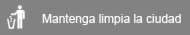 Mantenga limpia la ciudad